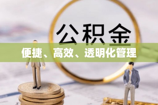 三义便捷、高效、透明化管理